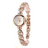 Gold Silver Fashion Women Bracelet Watch