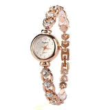 Gold Silver Fashion Women Bracelet Watch