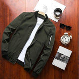 Autumn Bomber Jacket Men