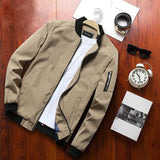 Autumn Bomber Jacket Men