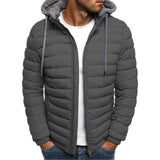 Hooded Coat Causal Zipper