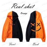 New Design Patchwork Hip-hop Hoodies