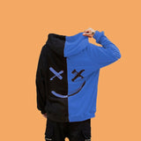 New Design Patchwork Hip-hop Hoodies