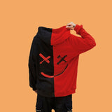 New Design Patchwork Hip-hop Hoodies