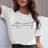 Dachshund Pug Teckel Funny T Shirt