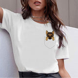 Dachshund Pug Teckel Funny T Shirt