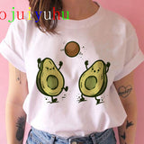 Avocado Harajuku Kawaii Cartoon T Shirt