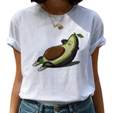 Avocado Harajuku Kawaii Cartoon T Shirt