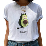 Avocado Harajuku Kawaii Cartoon T Shirt