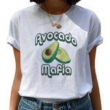 Avocado Harajuku Kawaii Cartoon T Shirt