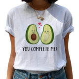 Avocado Harajuku Kawaii Cartoon T Shirt