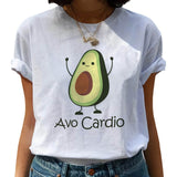 Avocado Harajuku Kawaii Cartoon T Shirt