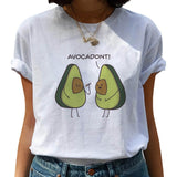 Avocado Harajuku Kawaii Cartoon T Shirt
