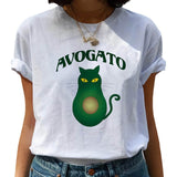 Avocado Harajuku Kawaii Cartoon T Shirt