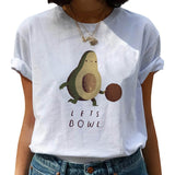 Avocado Harajuku Kawaii Cartoon T Shirt