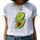 Avocado Harajuku Kawaii Cartoon T Shirt