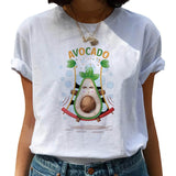Avocado Harajuku Kawaii Cartoon T Shirt