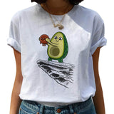 Avocado Harajuku Kawaii Cartoon T Shirt