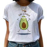 Avocado Harajuku Kawaii Cartoon T Shirt