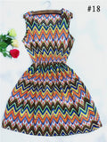 Autumn Print Vestidos Dress