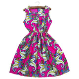 Autumn Print Vestidos Dress