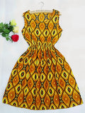 Autumn Print Vestidos Dress