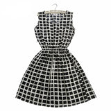 Autumn Print Vestidos Dress