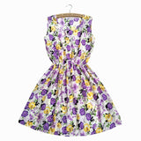 Autumn Print Vestidos Dress