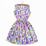 Autumn Print Vestidos Dress