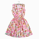 Autumn Print Vestidos Dress