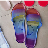 Summer Transparent Slippers Jelly Shoes